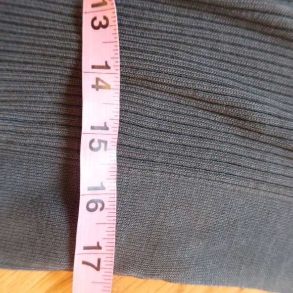 EILEEN FISHER tencel duster cardigan ribbed open front lagenlook OS sleeveless - Picture 8 of 10